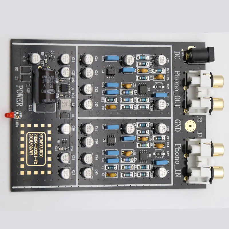 Douk Audio NFJ & FXAUDIO Hi Fi Mini MM Phono Stage LP проигрыватель преампер Виниловый картридж