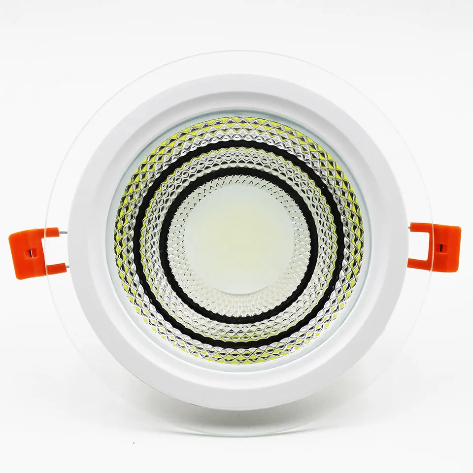 GD 4pcs COB LED Downlight Dimmable 5W 7W 10W 12W 15W Round Spot LED Panel Light AC85-265V Recessed LED COB Spot Light W/ Driver