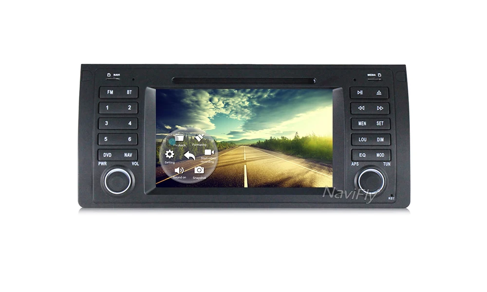 Perfect Wholesale! Android 7.1 Car DVD multimedia radio audio for BMW E39 E53 X5 M5 With Car dvd player GPS Navigator 4G WIFI BT X5 E39 14