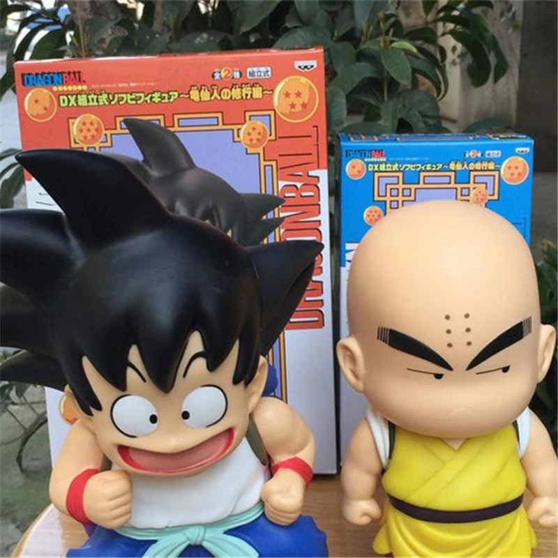 2ピース ロット高品質アニメドラゴンボール悟空 クリリン子供時代時間かわいいアクションフィギュアモデル男の子のギフト子供のおもちゃbrinquedos 21センチ Dragon Ball Goku Anime Dragon Ballaction Figure Aliexpress