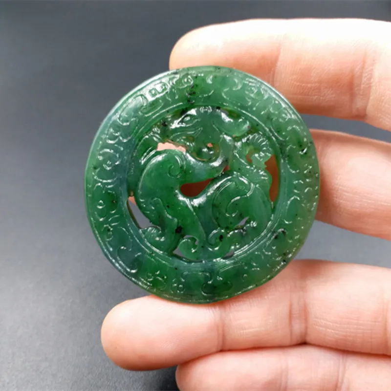 

TJP natural HETIAN jade jasper pendant dragon PIXIU pendant Zumulv jade pendant China QINGYU necklace pendants fine jewelry