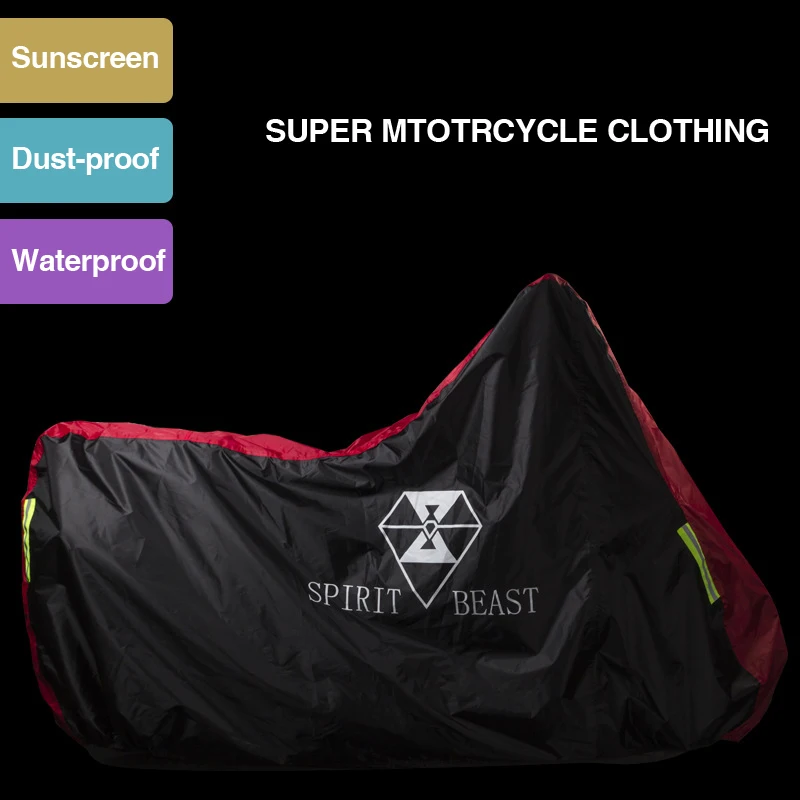 High Quality Waterproof Outdoor Motorcycle Moto Cover Electric Bicycle Covers Motor Rain Coat Waterproof Suitable for