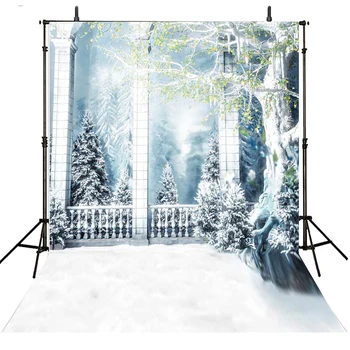 

Romantic Snow Background Backdrop for Photography Wedding Photo Studio Backdrop for Photo Shoot Digital Printed 200x300cm