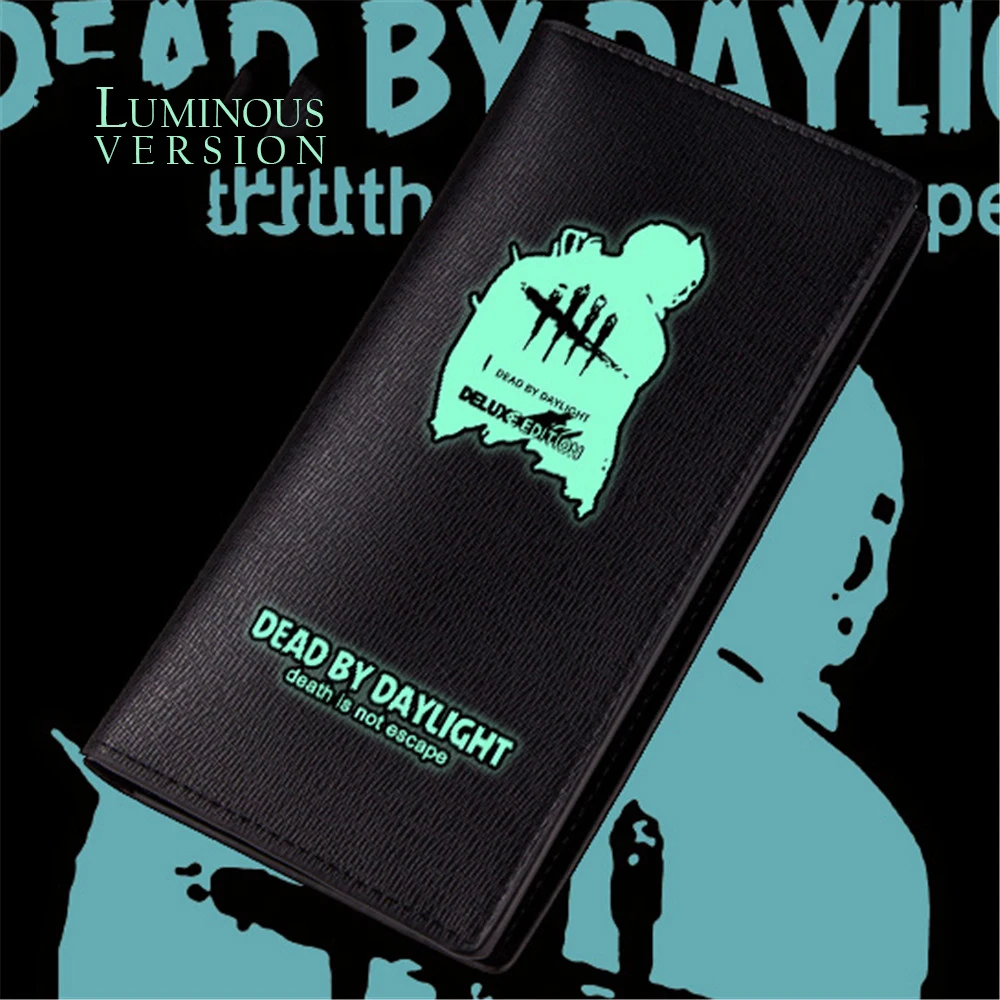 

Zshop Luminous Wallet Dead By Daylight Men Cool Short PU Purse Children Gifts Wallet Carteira