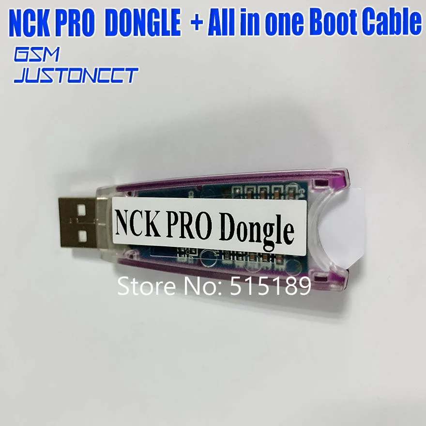 nck pro dongle + all in 1 boot cable - GSMJUSTONCCT -B3