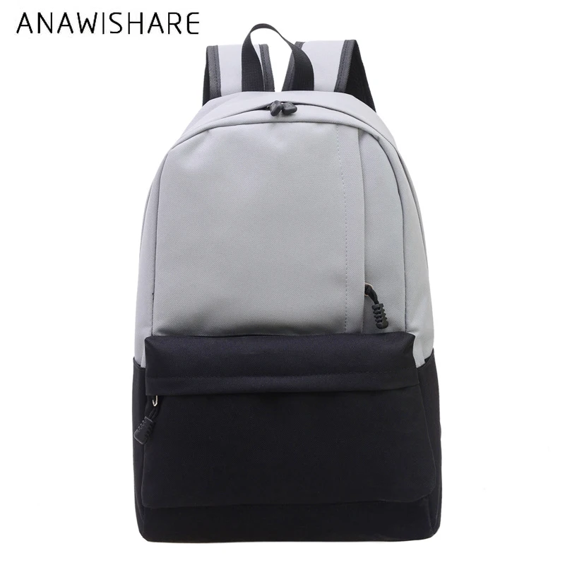 

ANAWISHARE Women Canvas Backpacks Large School Bags For Teenagers Girls Rucksack Book Bags Laptop Mujer Mochila Escolar Feminina