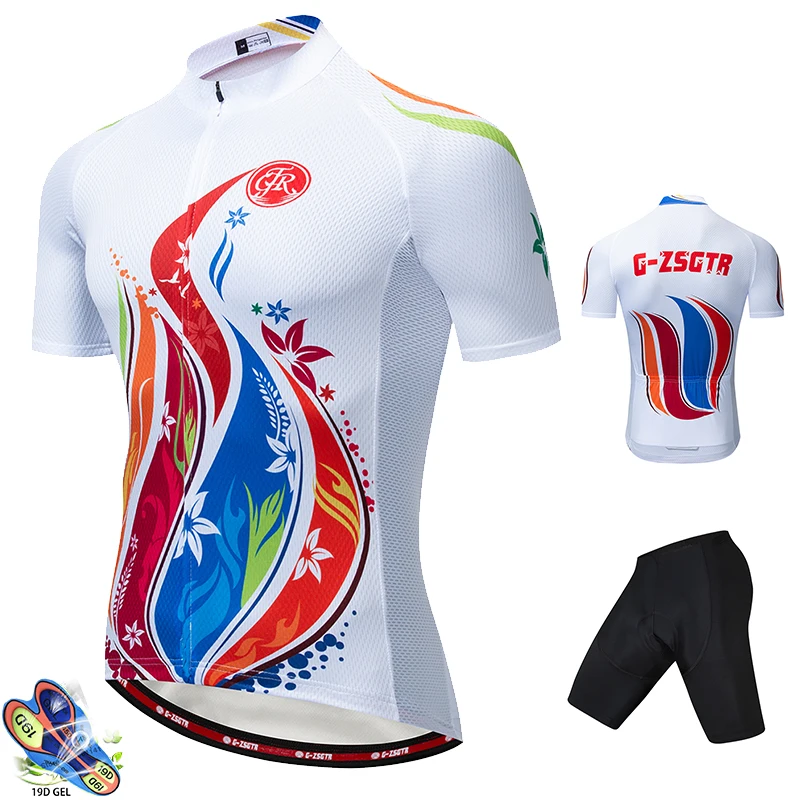 

2019 New Team Cycling Jerseys Bike Maillot Ciclismo Bycicle Clothing Suit Quick Dry Men Summer Clothes Wear Set Ropa De Ciclismo