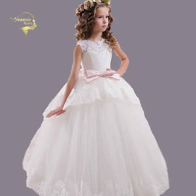 Birthday Dress For Year Old Girl Flower Grl Dress Blue Tulle