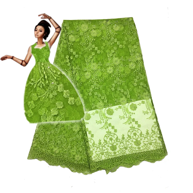 2016 High Quality Nigerian French Lace African Lace Fabric For Party Dress 5yards Lot FC1628 TFO