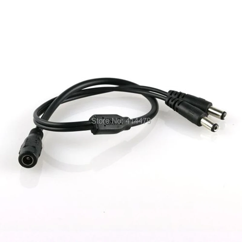 

Home 2 ways Power Supply Splitter Cable DC for CCTV Camera DVR Security System Set