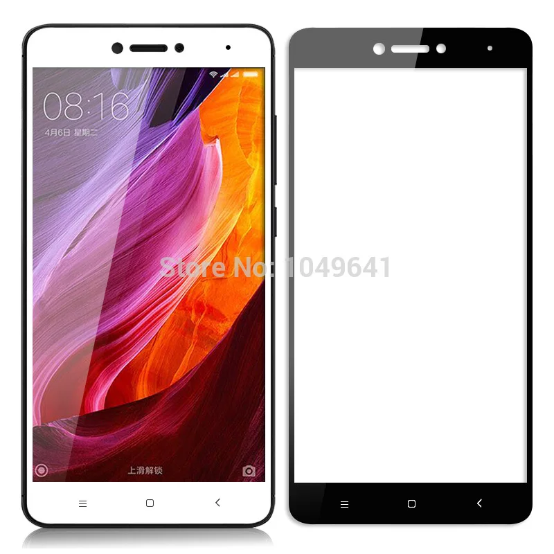 KXM1306_4_2.5D Full Screen Covered Explosion-proof Tempered Glass Film for Xiaomi Redmi Note 4X 64GB Redmi Note 4 Note 4 Pro