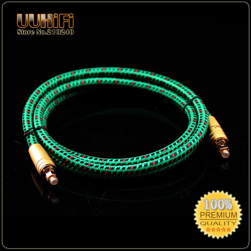 

U.S.LITON Digital Optical audio cable / HiFi 5.1DTS Audio decoding / 1m 1.5m & 2M
