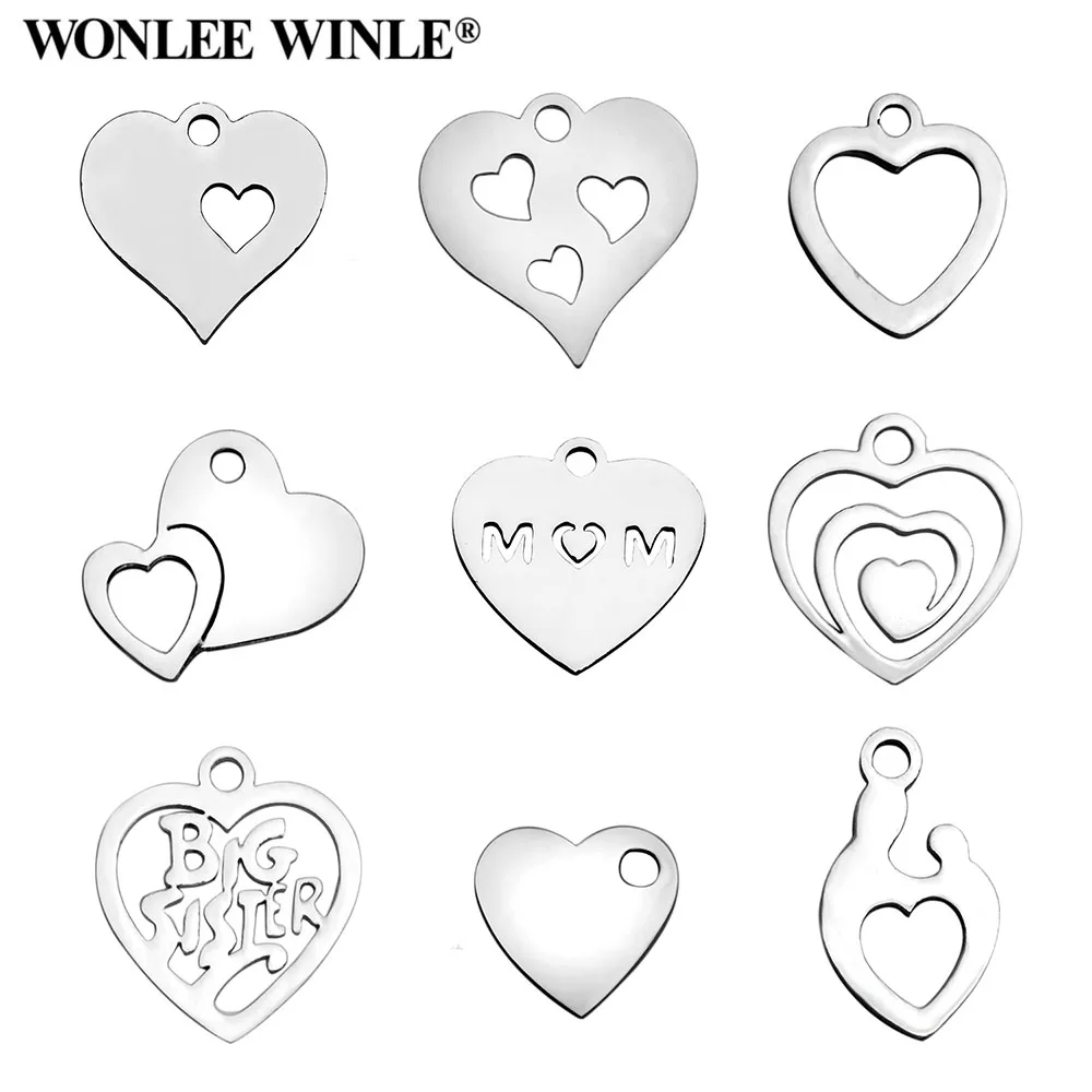 Wonlee Winle &quotсделай сам&quot полностью полированная 316l нержавеющая сталь любовь