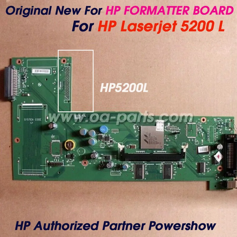 ФОТО Original New For HP5200L HP 5200L Formatter Board Main Board Formatter Q6499-67901 Q6499-60001 Parts