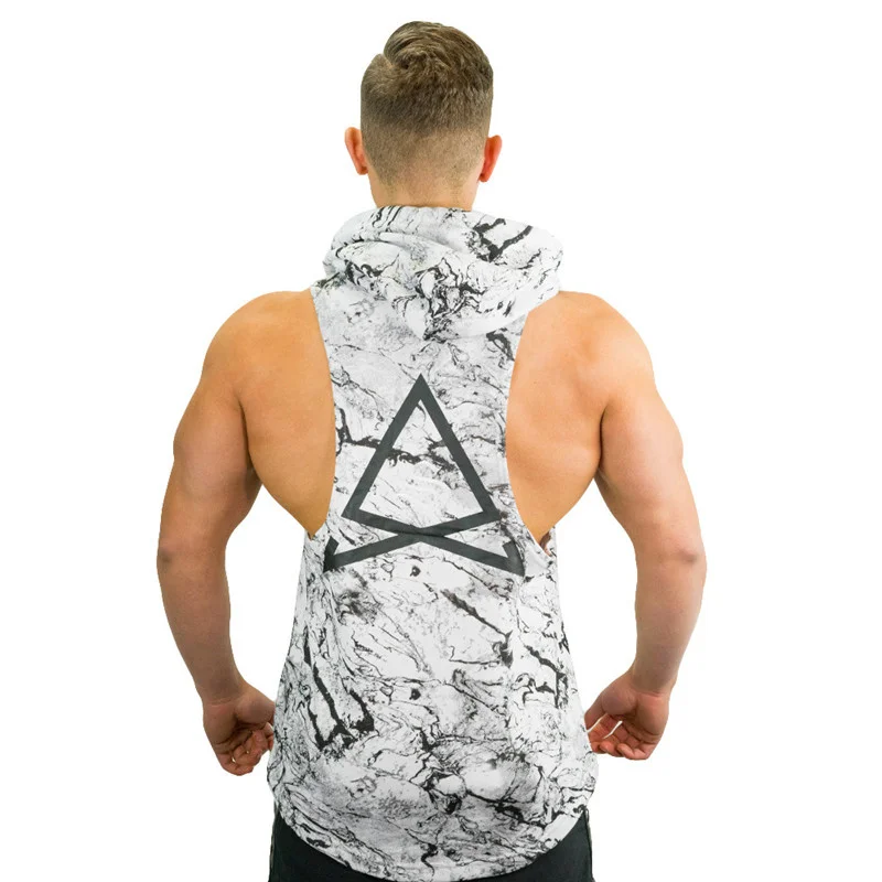 Men sleeveless Hoodies Camouflage Tank top (8)