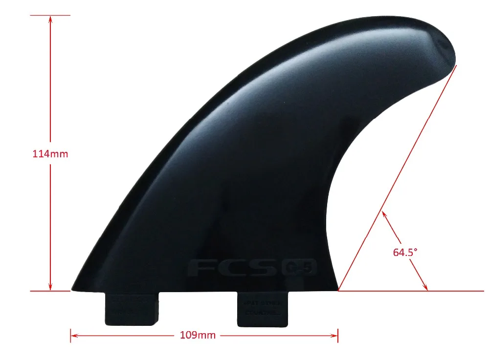 Весло доски FCS G5 плавники черный хорошее качество Пластик плавники (доска для серфинга) доска плавники для серфборда Quad Fin