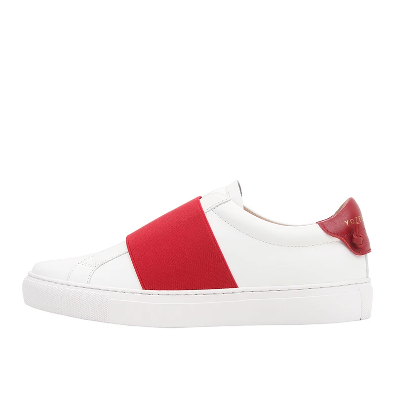 YOZEO 2018 New Fashion Genuine Cow Leather Platform Shoes Women White Flats Casual Loafers Spring Summer Autumn Winter Women's Shoes