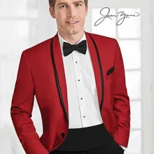 Свадебные смокинги для одежда жениха красные классические костюмы для мужчин на заказ