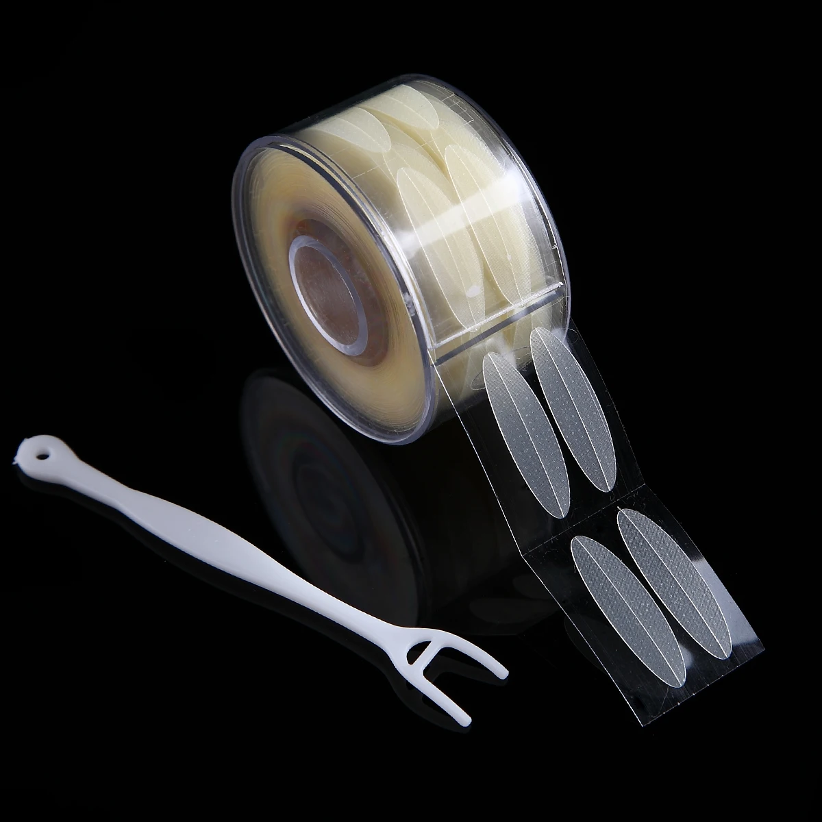 

600pcs L Clear Beige Eyelid Stripe Big Eye Invisible Double Fold Eyelid Shadow Sticker Double Eyelid Paste Beauty Makeup Tool