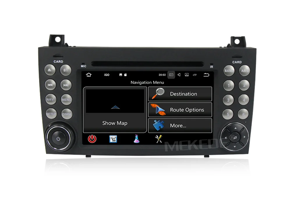 Sale Quad core Android 7.1 car radio dvd player for benz R171 SLK200 SLK230 SLK280 SLK300 W171 with GPS navigation 2GB RAM 16G ROM 20