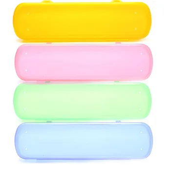 

THINKTHENDO New Good Useful Travel Accessories Green Healthy Environmental Portative Color Travel Tooth Brush Case Storage Bag