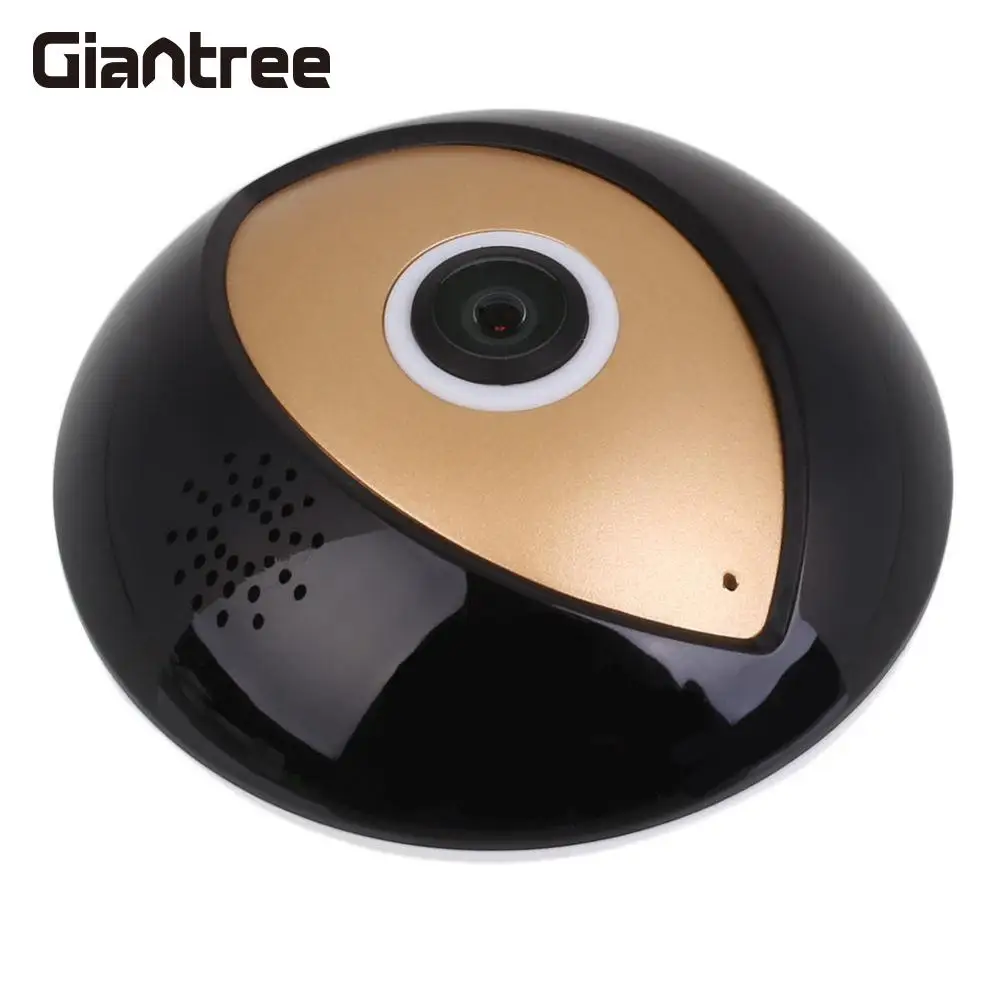 Giantree 360 градусов IP панорамный фотоаппарат рыбий глаз HD WiFi видеоняня домашняя