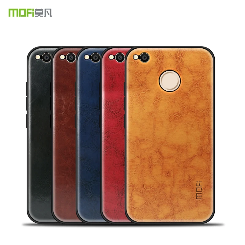 

MOFi PU Leather + TPU + PC Case for XiaoMi redmi 4x Cover Phone Cases 5.0 inch Full Protection Back Cover for Redmi 4X Pro Case