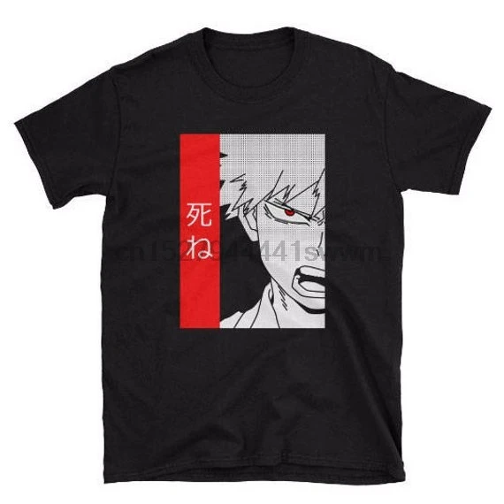 

2019 Summer New Brand Fitness Hero Academia Inspired Shirt - Katsuki Bakugou Shirt - My Hero Academy Anime Manga design a shirt