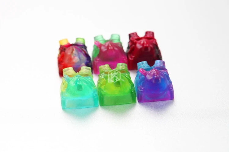 Groupbuy Боб Хеллбой смолы Artisan колпачки Новинка kecaps для пользовательских механических клавиатуры oem Вишневый профиль