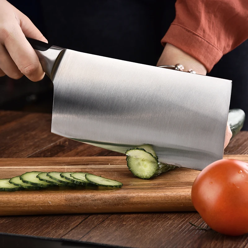 Кухонный нож из нержавеющей стали 40cr13 китайский разделочный нож для нарезки Высокое качество кухонные ножи шеф-повара инструменты для резки овощей фруктов