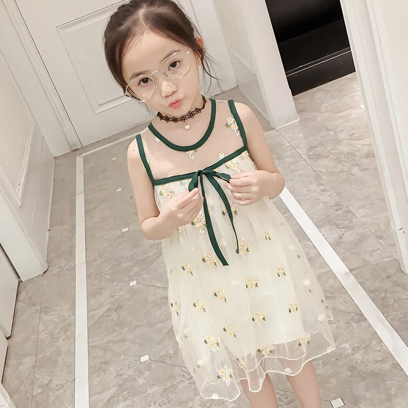 

Girls Clothing Flower Kids Party Dress for Girls Princess White Cute Costume Girl 2017 Summer Children Clothes Vestido Infant