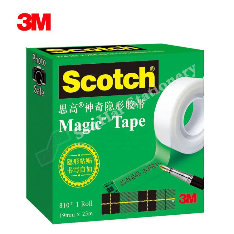 3M 810 Scotch invisible tape matte surface sided tape test Shredded can