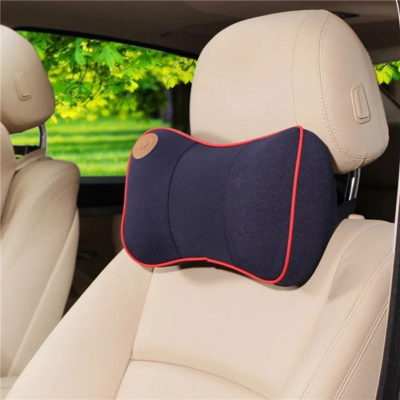Автомобильная подушка для шеи с эффектом памяти, удобная подушка для автомобильного сиденья, подголовник, удобная подушка для шеи для BMW, для Audi, новинка - Цвет: L