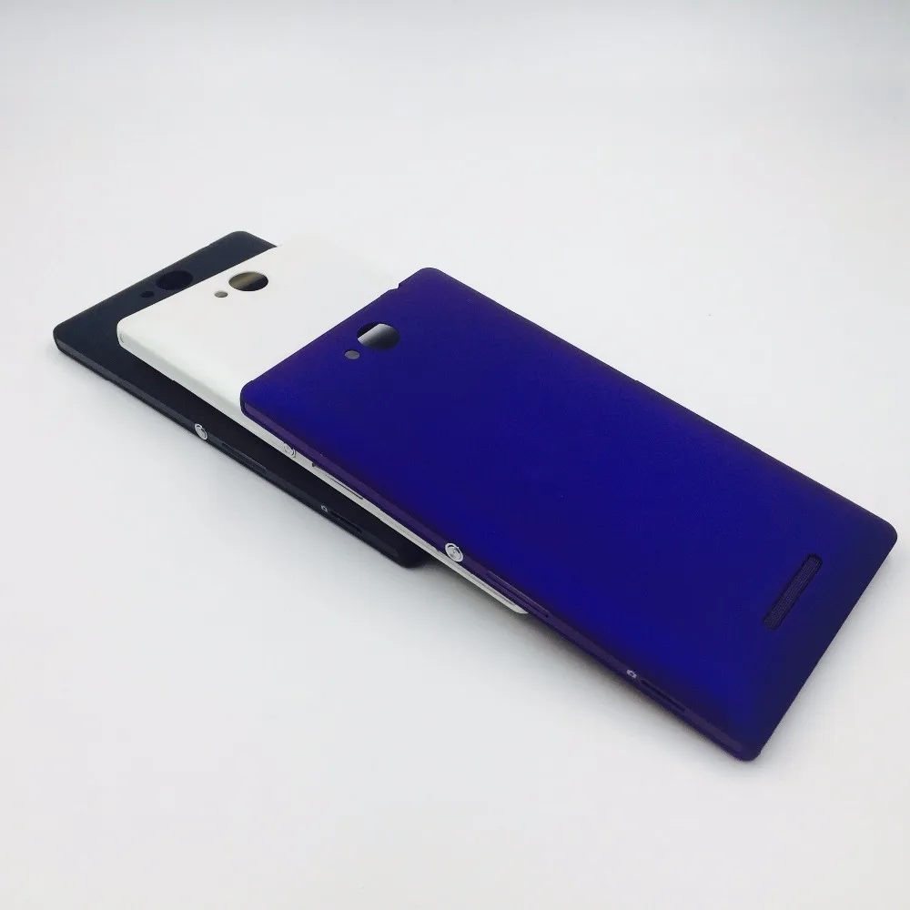 5,0 дюйма задняя крышка для sony Xperia C C2304 C2305 S39 S39h S39c корпус крышка батареи чехол