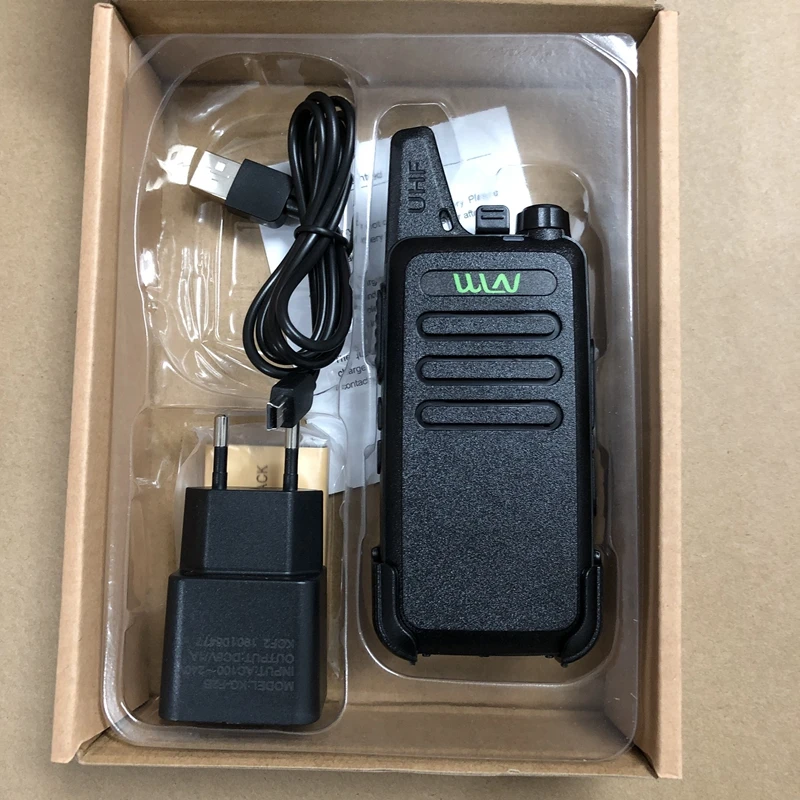 

2pcs WLN KD-C1 walkie talkie 400-470mhz 16 channel Built-in antenna strong signal 2017 new type portable UHF ham radio