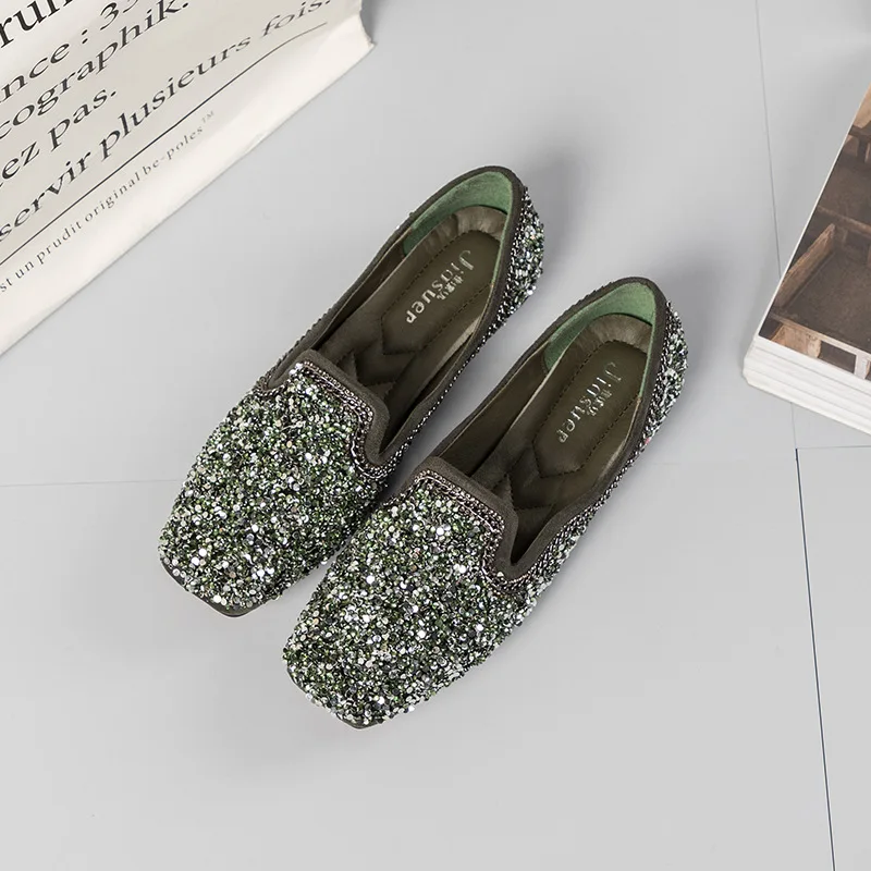 designer slip on flats