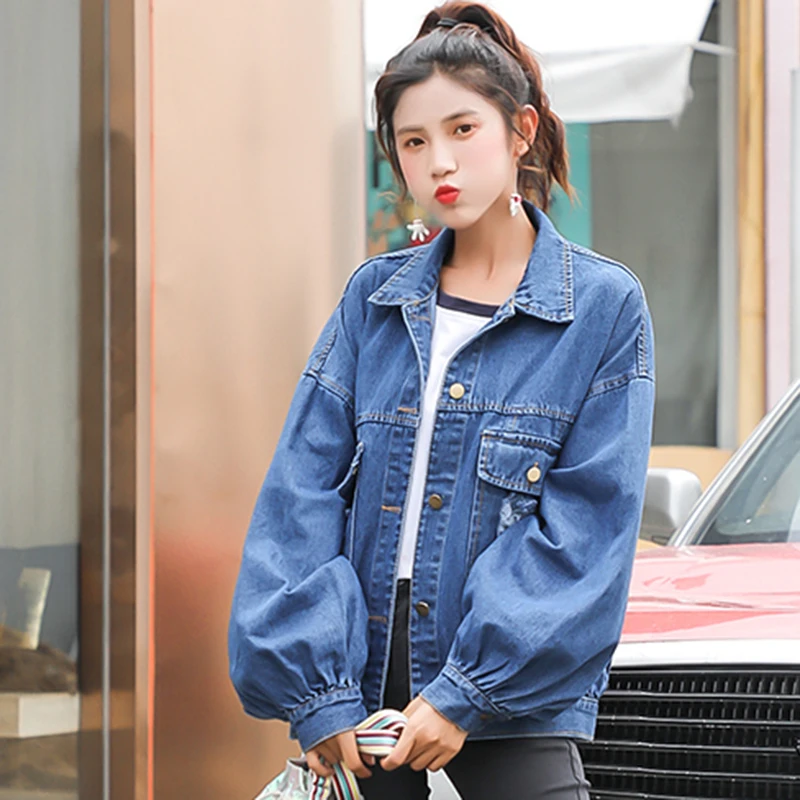 Aliexpress.com : Buy Oversized Frayed Jean Jacket Female