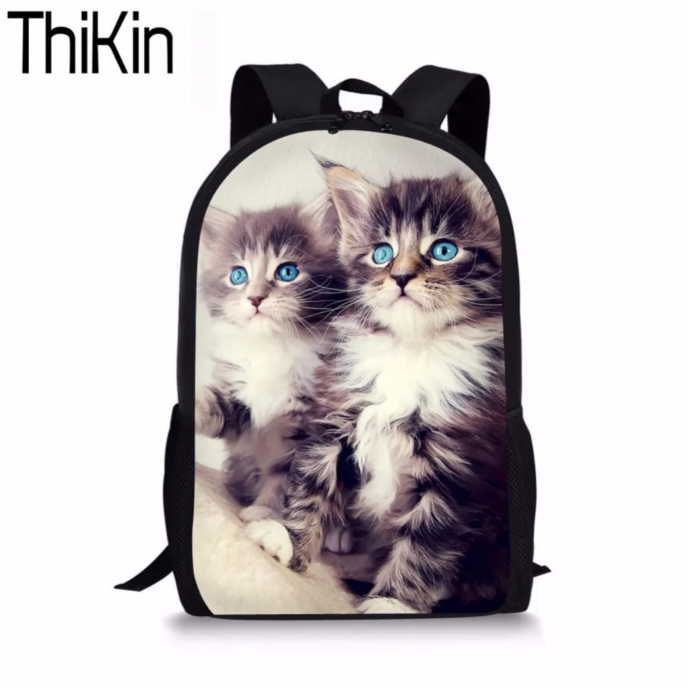 Buy THIKIN Black Cat Backpack Cute 3D Animal Backpacks