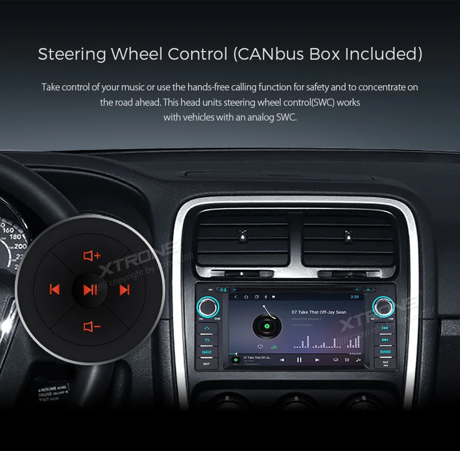 Top XTRONS 6.2" Android 8.1 Car Radio DVD Player RCA GPS Navigation for JEEP Commander Grand Cherokee DODGE Caliber Chrysler 16