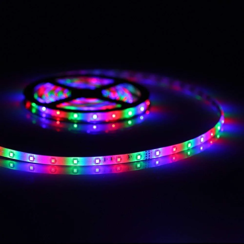 5 м 10 м 15 м RGB SMD светодиодные полосы 2835 гибкая светодиодная лента DC 12 В 60 Светодиодный s/M веревка лампа свет + светодиодный контроллер +