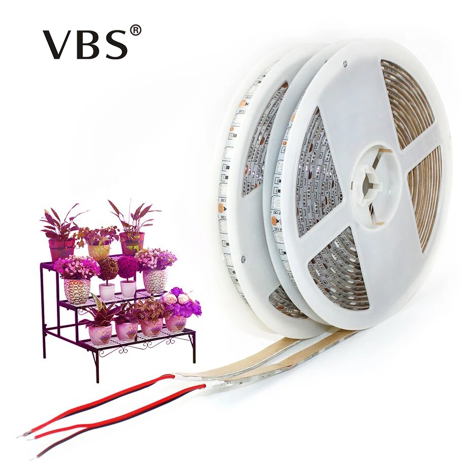 

Grow Light Strip DC12V Full spectrum fitolampy 300 LEDs 5050 Chip Plant aquarium lighting ribbon led for Greenhouse Hydroponic