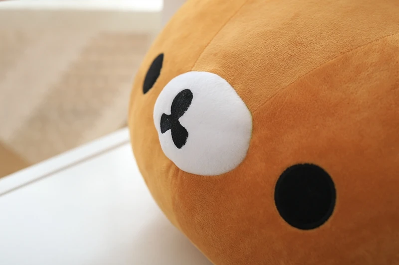 50*30 см Kawaii Большой коричневый японский стиль Rilakkuma плюшевые игрушки плюшевый медведь чучело кукла подарок на день рождения