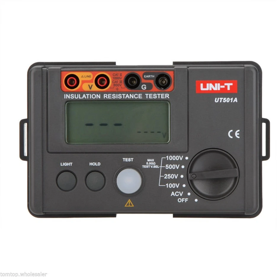 

UNI-T UT501A Insulation Resistance tester meter megger earth ground resistance Voltage Tester Megohmmeter Vol