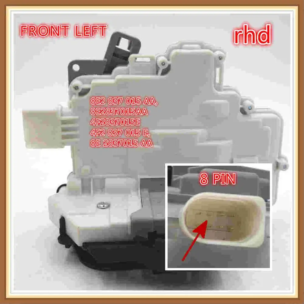 RHD Дверной замок защелка привода центральный механизм для Audi A3 A6 C6 Allroad A8 для сиденья Exeo 4F2837016 E G 8E2837016AA - Цвет: FRONT LEFT