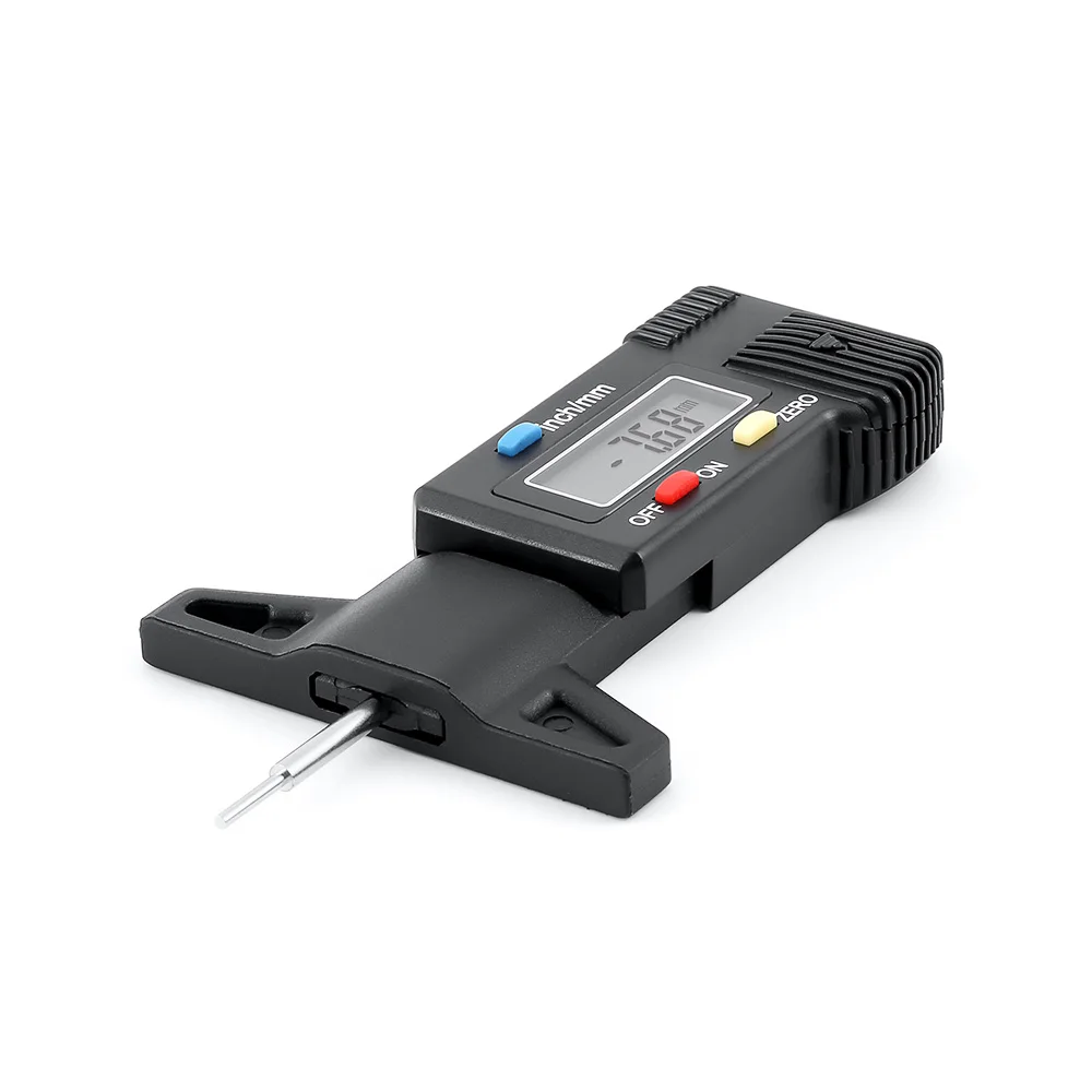 1 Piece Car Digital Tester Brake Shoe Pad Tire Pressure Gauge Depth Tester Guage Tire Pressure Measurement Tire Repair Tools