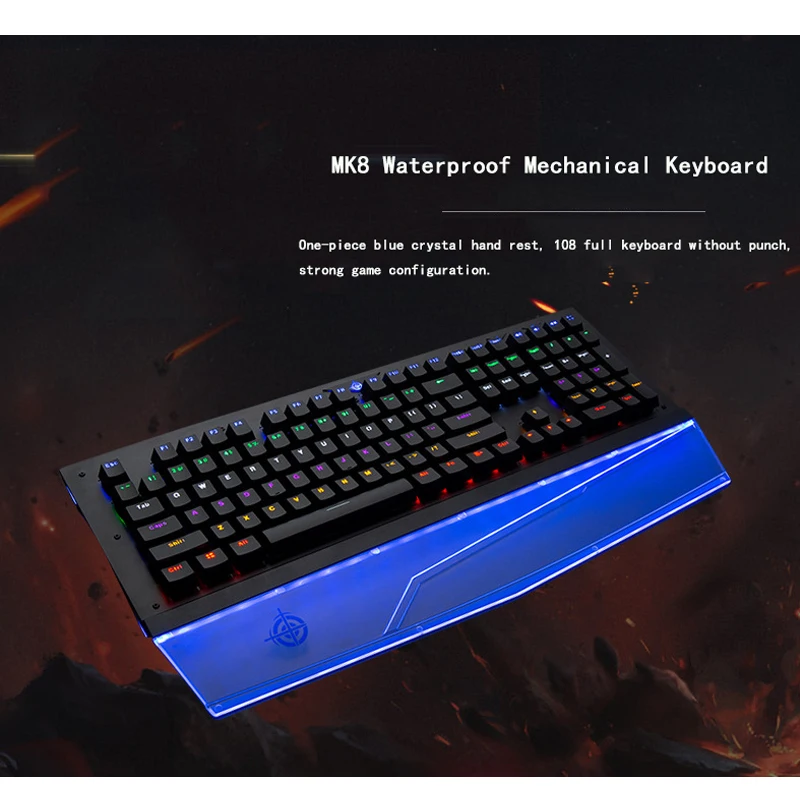 Механическая клавиатура MAGIC REFINER MK8 игровая с синими переключателями USB кабель
