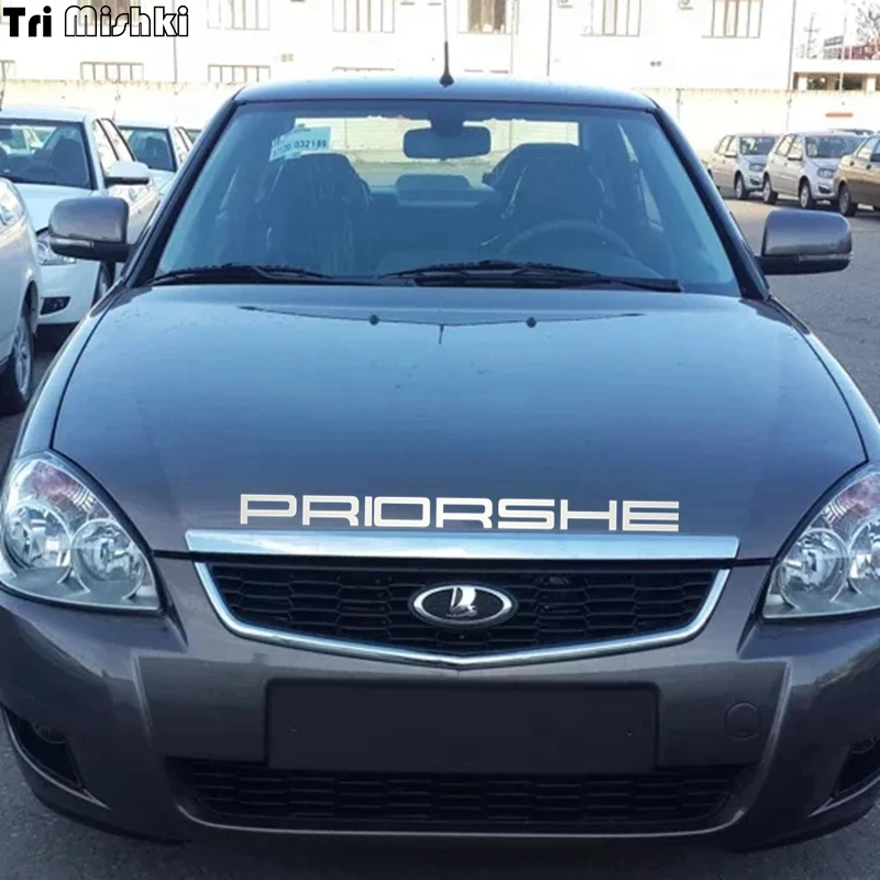 Tri Mishki HZX302# 5.7*80см виниловые светоотражающие прикольные наклейки на авто приорше