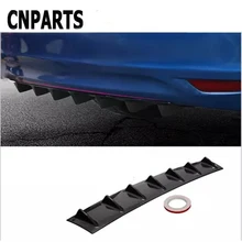 CNPARTS для Citroen C5 C4 C3 Mini Cooper Opel Astra H G J Vectra C Saab Автомобильный задний бампер 3D Cool Shark Стикеры для спойлера