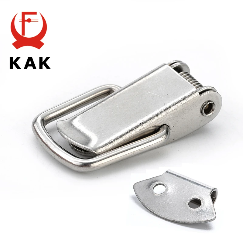 KAK J107 Hasp Lock Hardware Boxes Spring Loaded Latch Catch
