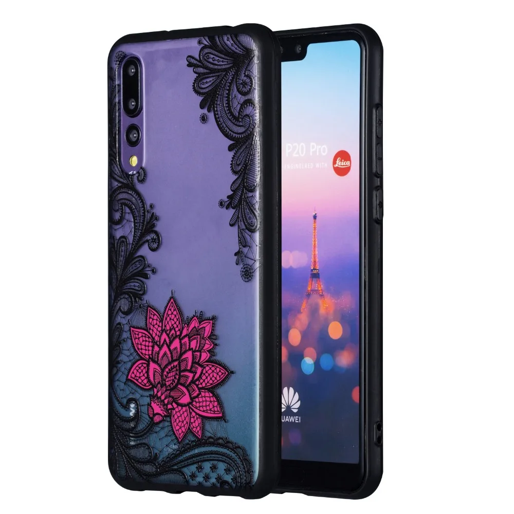 Чехол для Huawei P20 P10 Mate 10 Lite Pro Honor 6X 7X 9 Y3 Y5 Y7 Y9 силиконовый чехол из ТПУ с 3D тиснением и